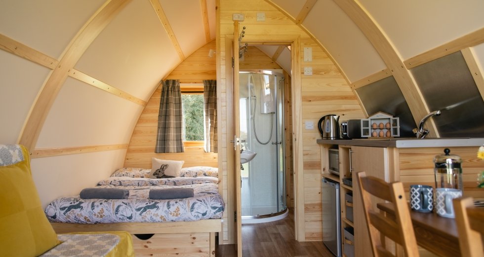 Glamping holidays in Staffordshire, Central England - Wigwam Holidays, Saxon Meadow